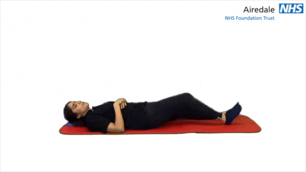 Heel slides – supine