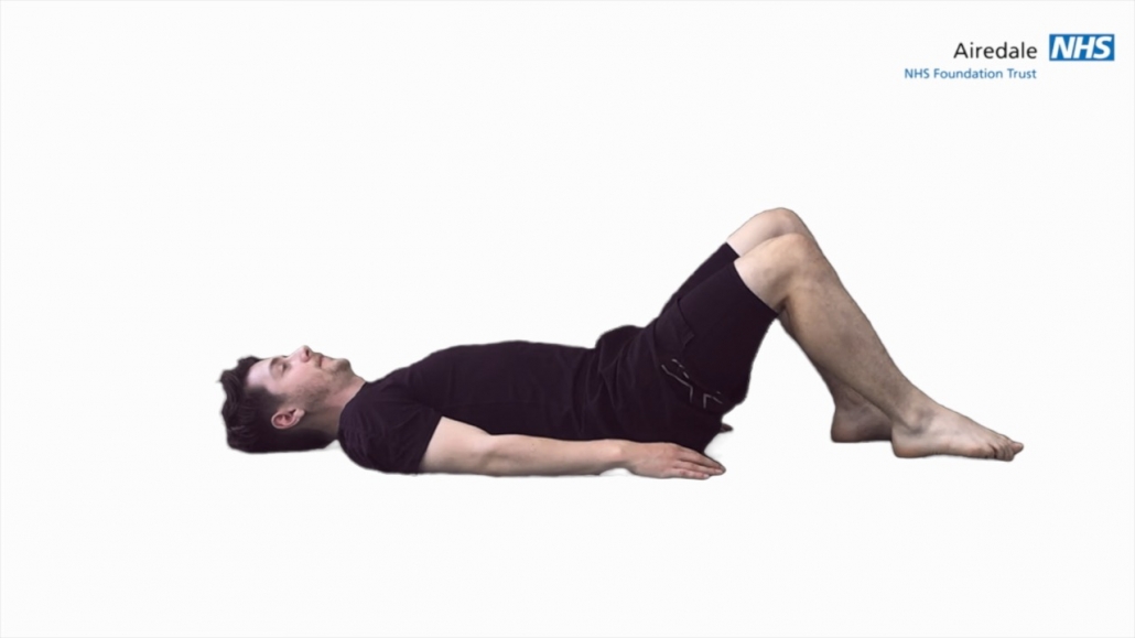 Supine hip flexion